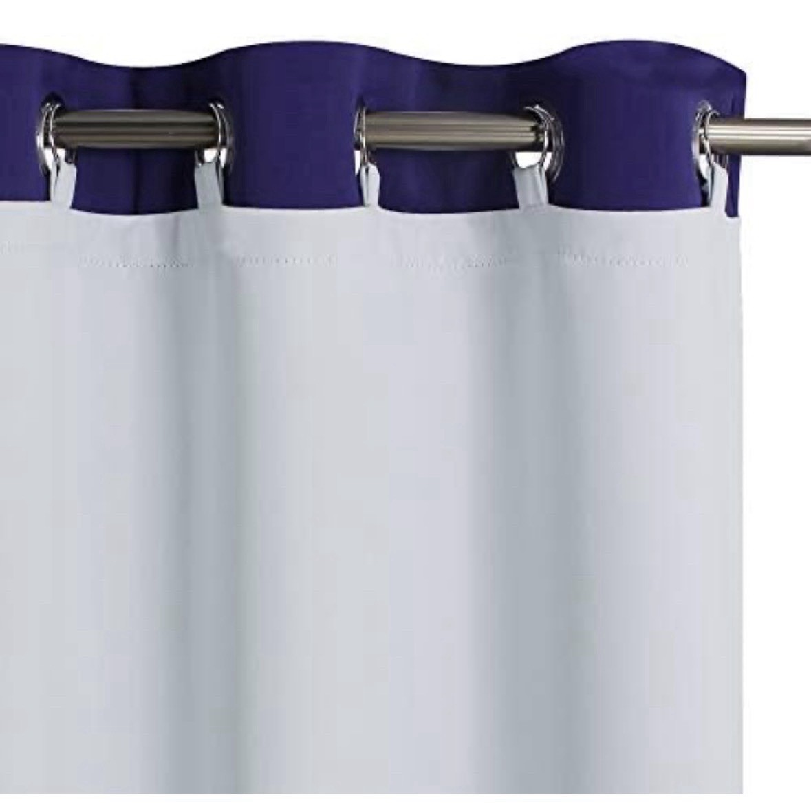 Curtain Liners 2 Panels Energy Efficiency Blackout Thermal Insulated Darkening