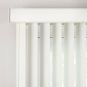 Vertical Blinds Replacement Slats Heavy Duty PVC Smooth Curved (Off White) You