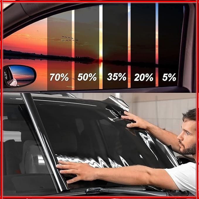 20″ x 10FT/20FT Car Window Tint Film Roll – 5-50% VLT for Car, Home & Office USA