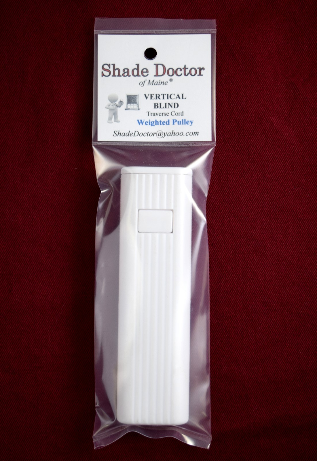 Free-Hanging WEIGHTED PULLEY for Vertical Blinds