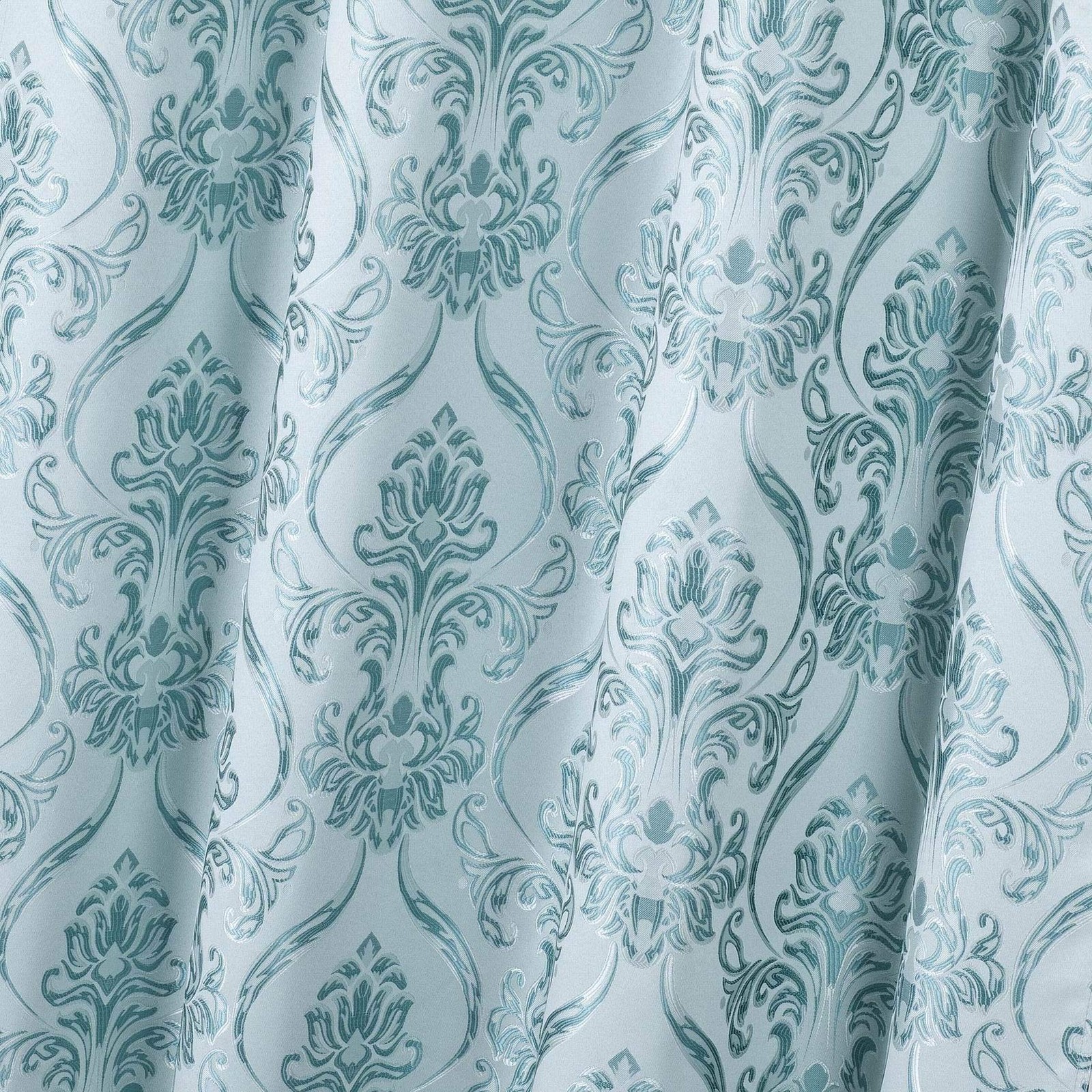 ON NEW 4 PIECE DRAPE SET WITH ATTACHED VALANCE AND SHEER WITH 2 TIE BACKS INCLUD