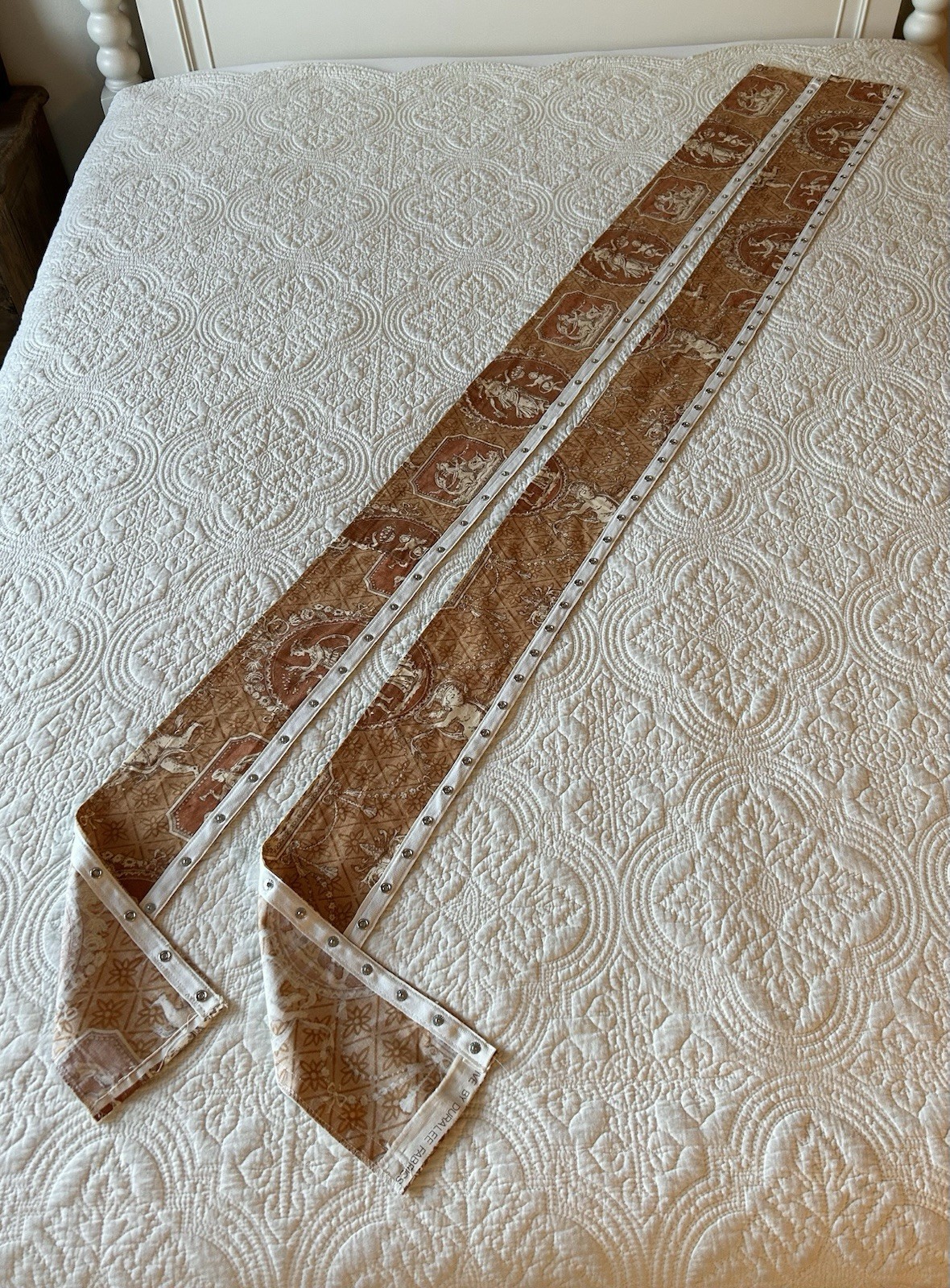 3 Interior Masterpieces By Lafayette Drapery Panels Lovely Toile Pattern 96”L