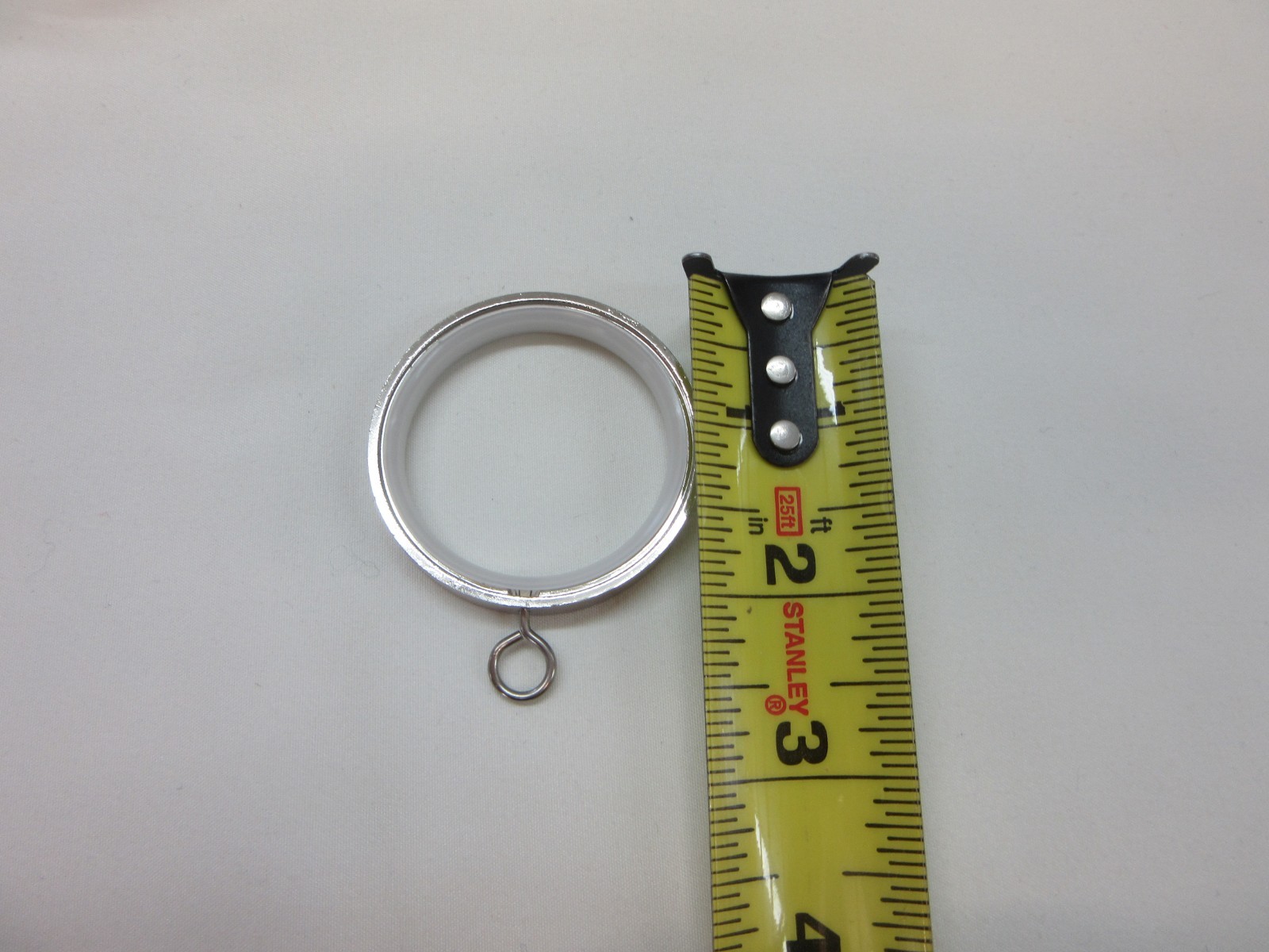 24 Select Hardware drapery rings, BN, with silicone liner