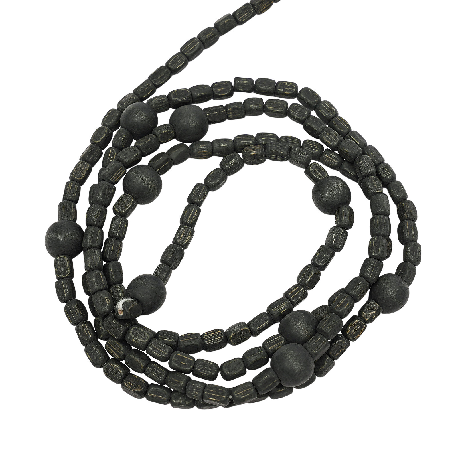 Natural Wood Black Door Curtain Beads, Front Door Decor Doorway Beads Curtains