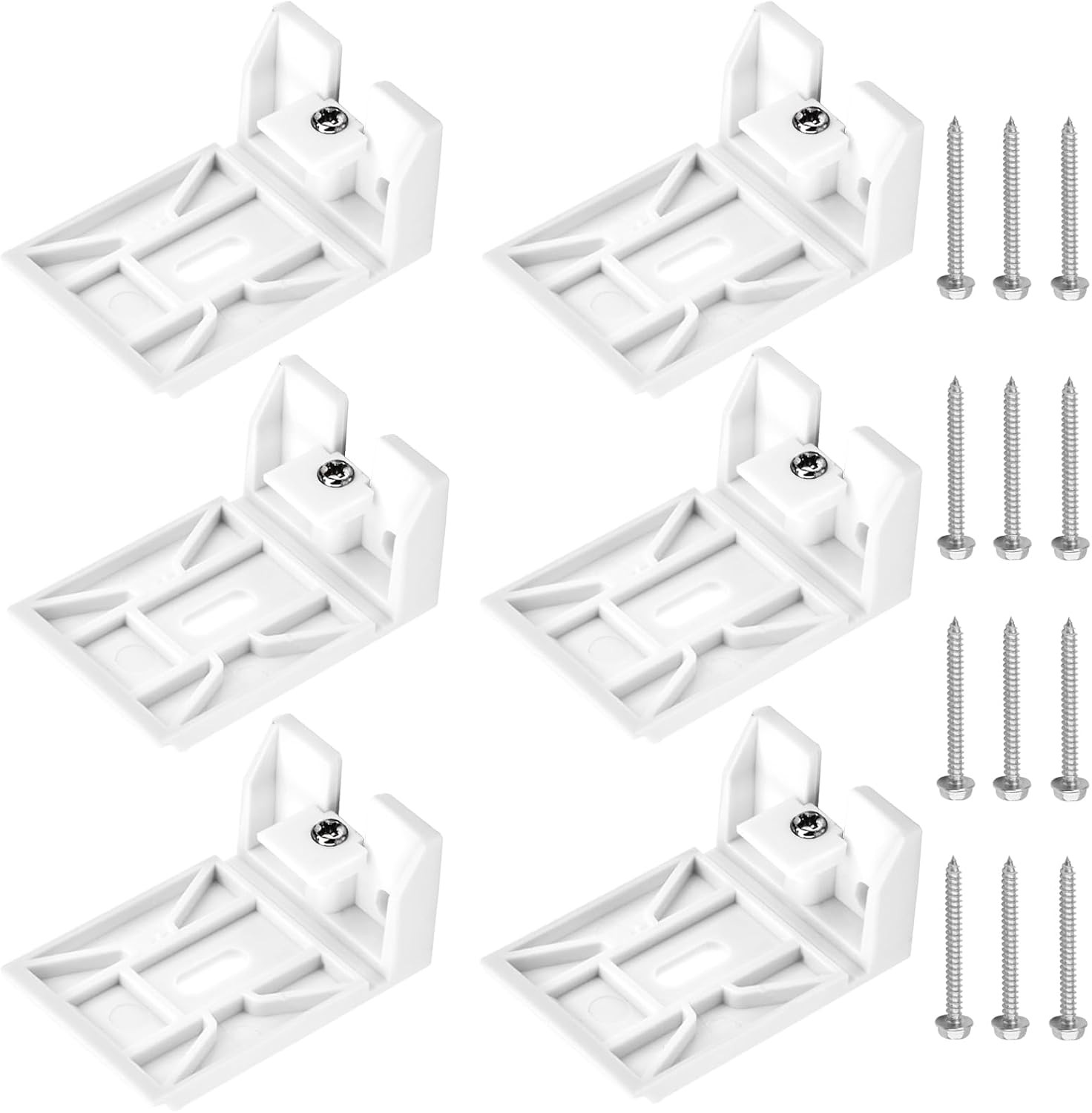 6pcs 3/4″ Blinds Shade Bracket Blind Clips FOR Hunter Douglas Duet W