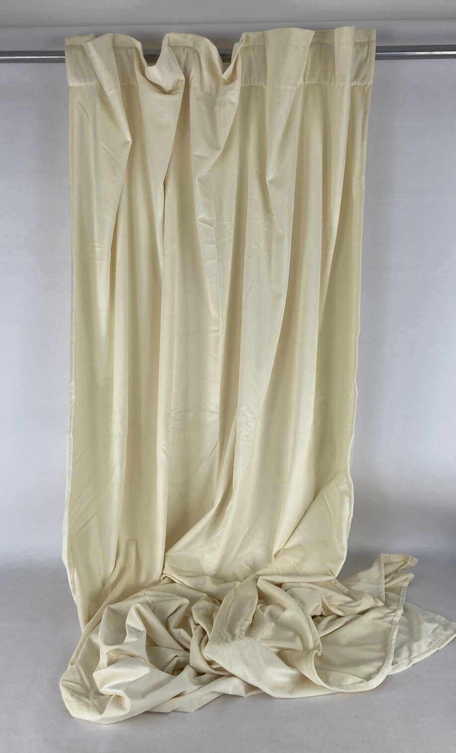 MIULEE Velvety Ivory Room Darkening Curtains: Includes 2-52”x90” Panels