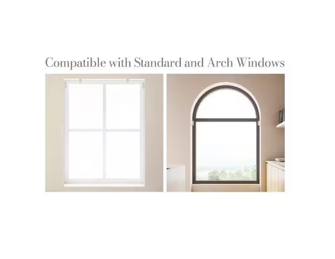 Cordless Faux Wood Side Mounting Bracket Set in White – 2 In. & 2.5 In. New
