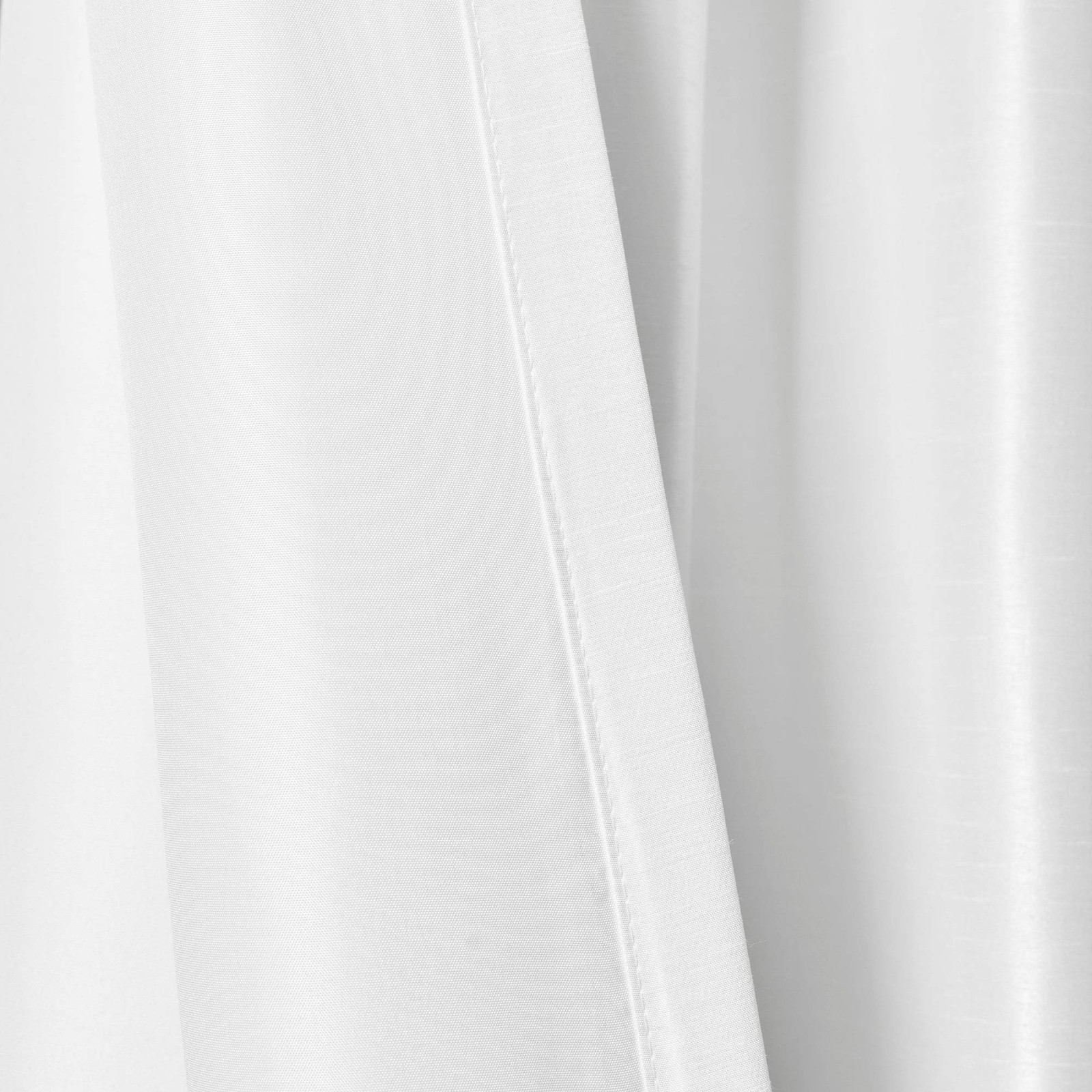 Venetian Light Filtering Window Curtain Panel Single 54″W x 84″L White – Drap…