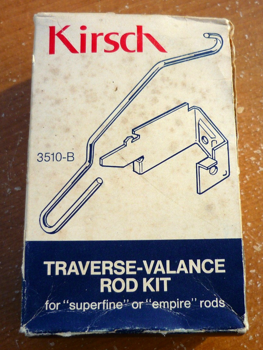 Vintage Kirsch Empire Traverse & Valance Rod Combination Conversion Kit