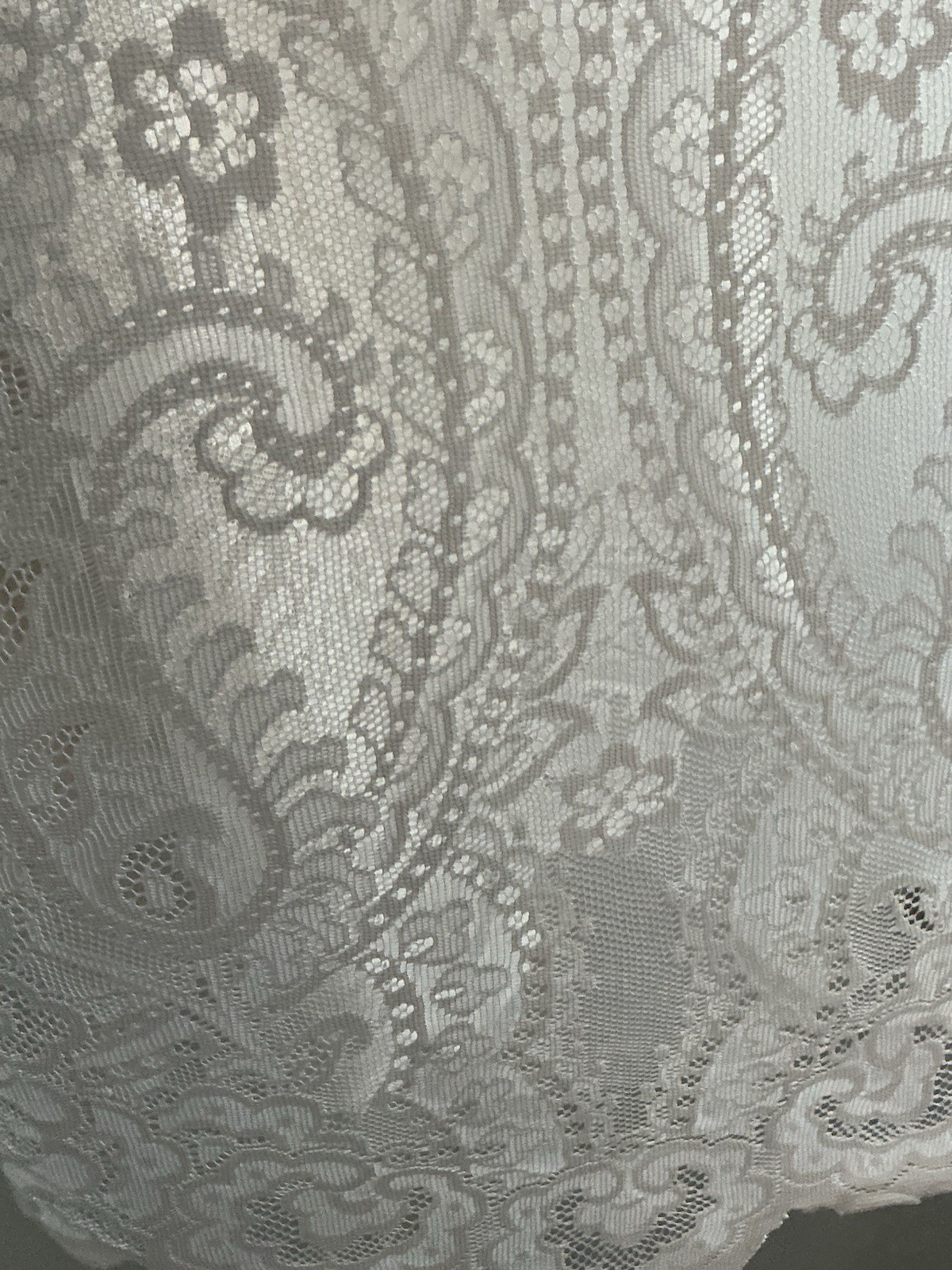 White(beige) Lace Curtins Panel From Home Collection Brand