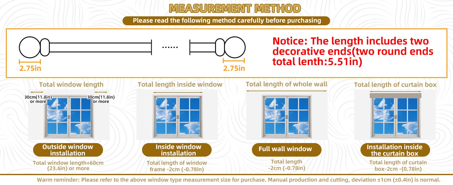 Single Curtain Track for Windows, Wall Mounted Heavy Duty Curtain Rail with
