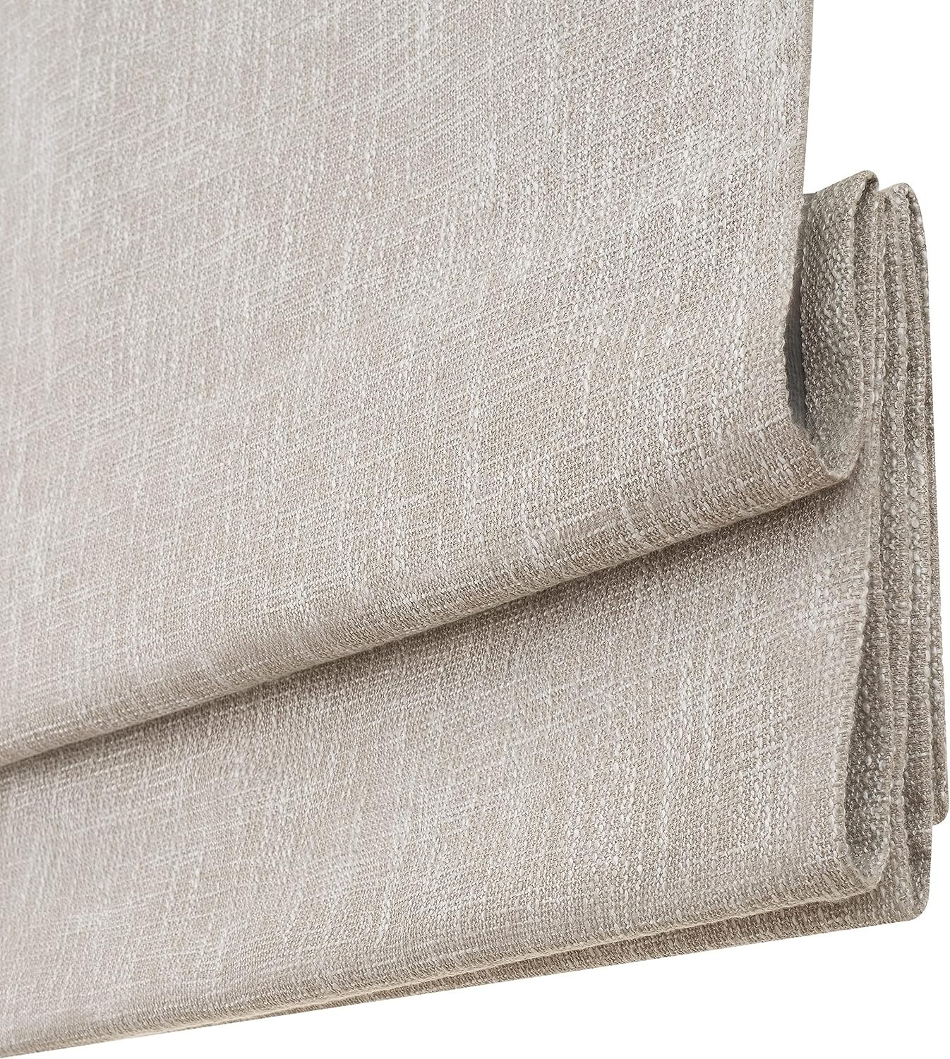ECLIPSE Darien Insulating Blackout Cordless Lined Window Shade 39in x 64in Linen