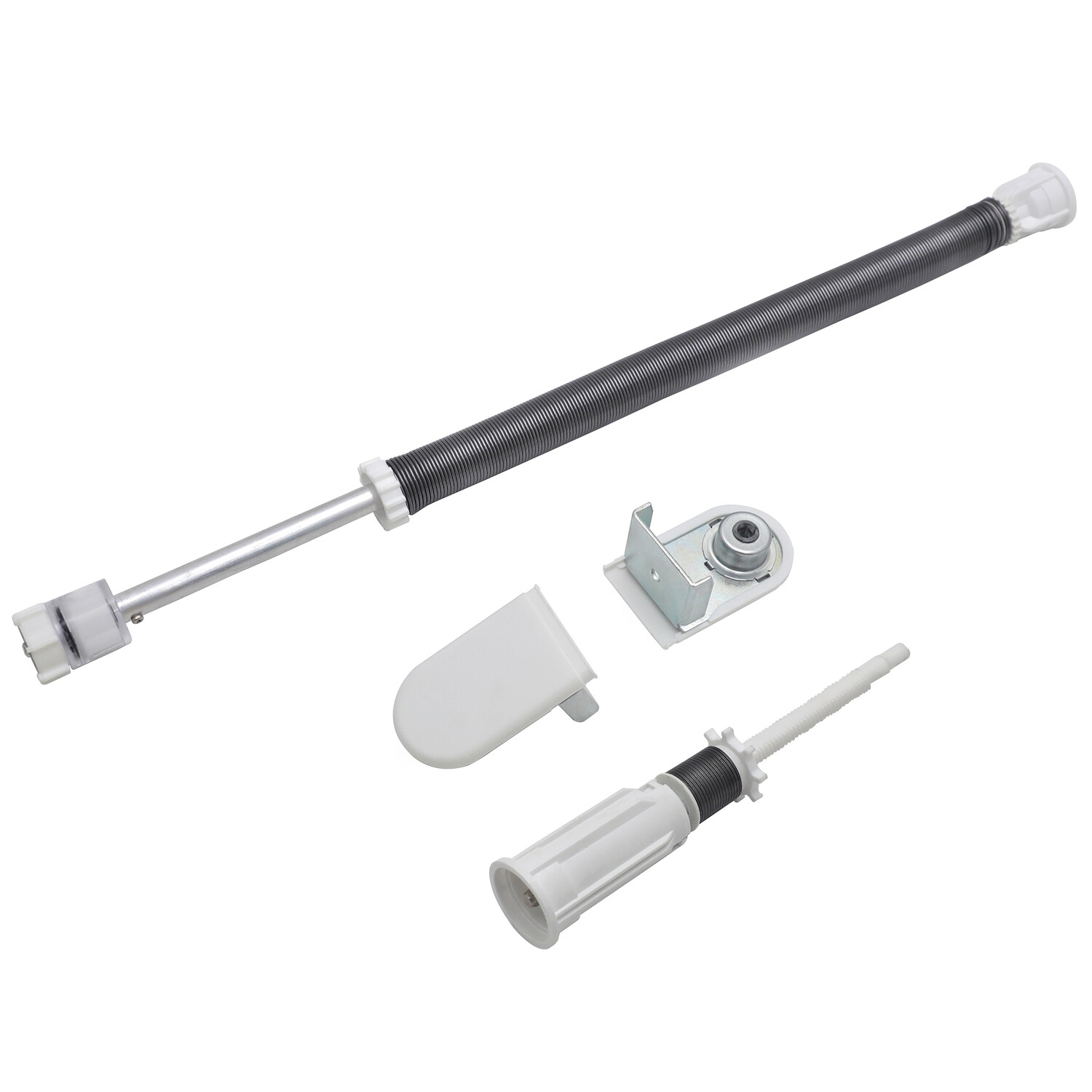 Long Spring w/ Roller Blind Bracket Hanging Curtain Roller Shade For 25mm tube