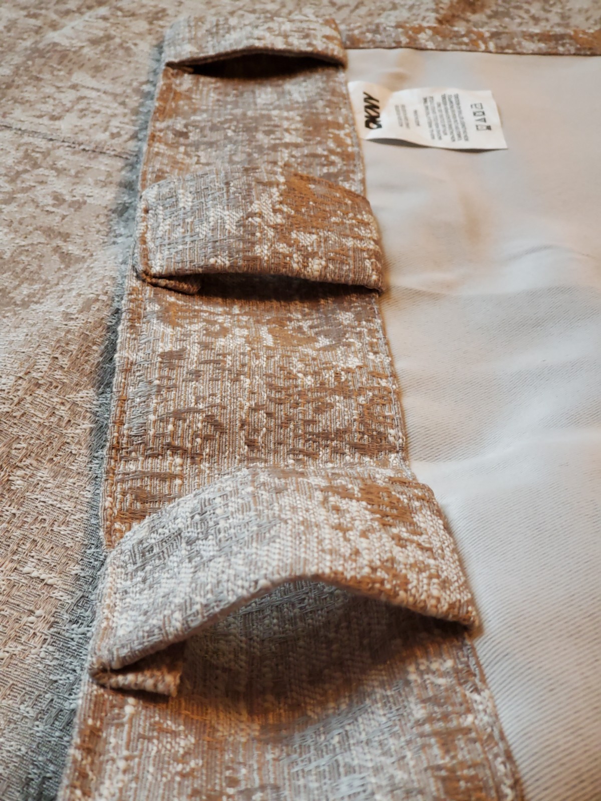 DKNY Blackout Lined Window Curtains Backtab Panel Pair, 84″X50″