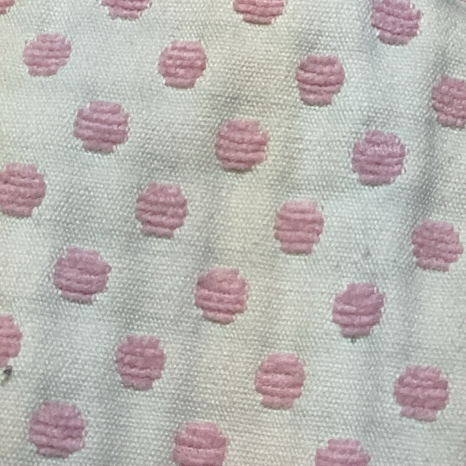 Pottery Barn Kids Pink Polka Dot Black Out Curtains 2 Panels Each 44″W 84″L