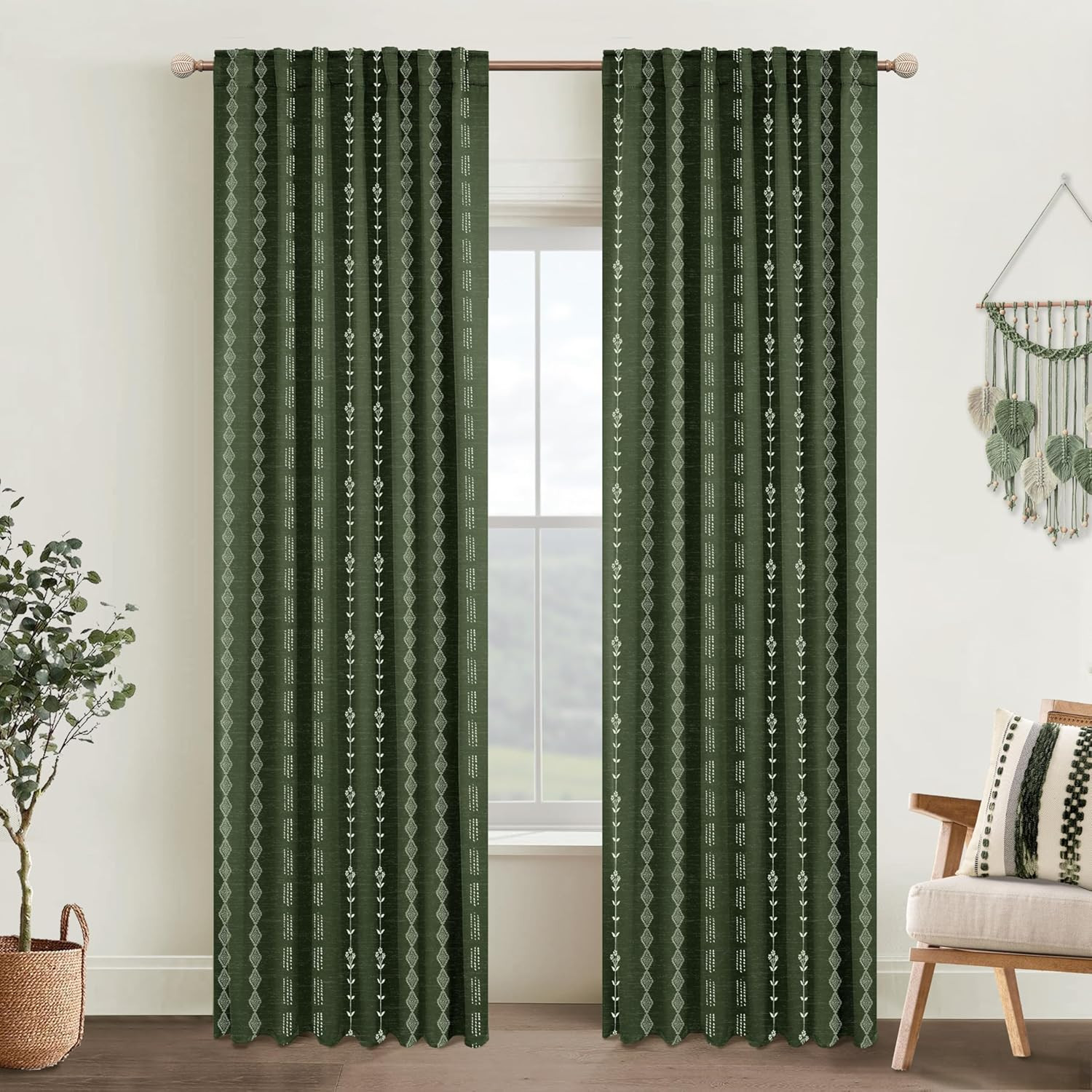 Elegant Boho Linen Sheer Curtains for a Breezy, Stylish Home Decor