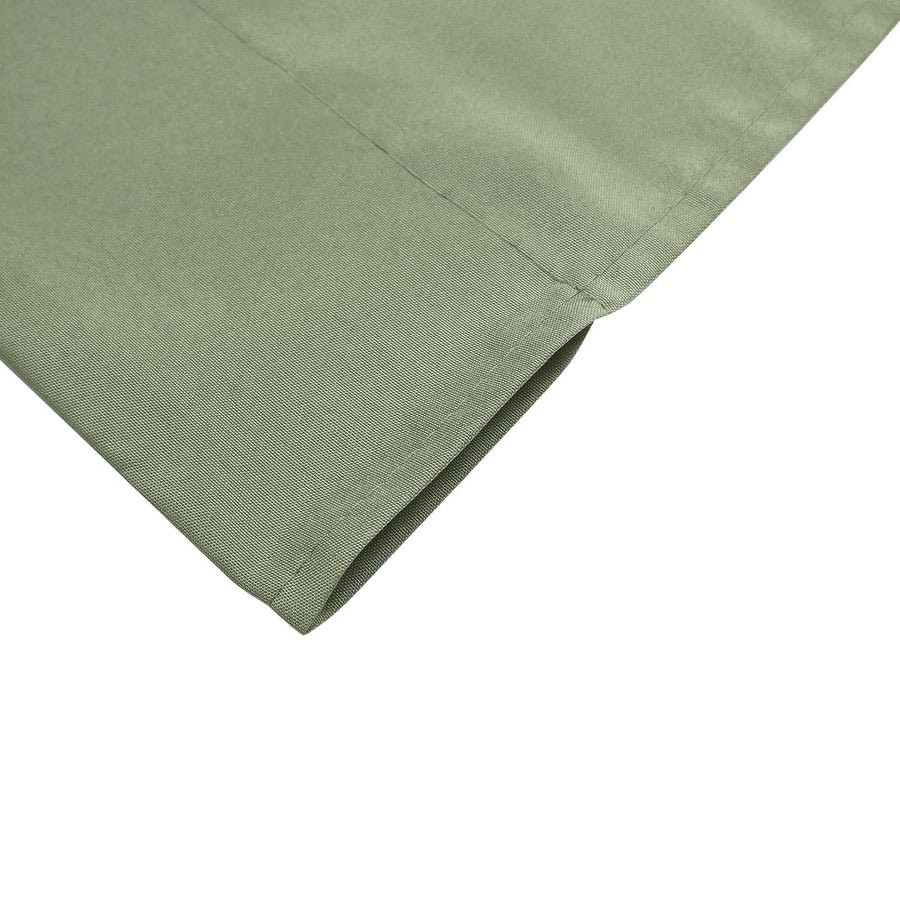SAGE GREEN 2 Drapery Panels 8 ft Polyester Backdrop CURTAINS Rod Pockets Party
