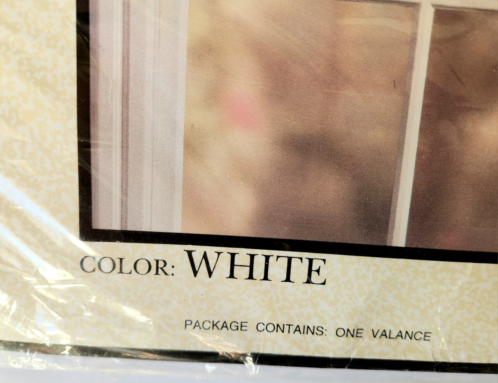 NEW Vintage Airbrushed Tulips Lace Valance 60″ x 18″ Cottage Kitchen Decor #02
