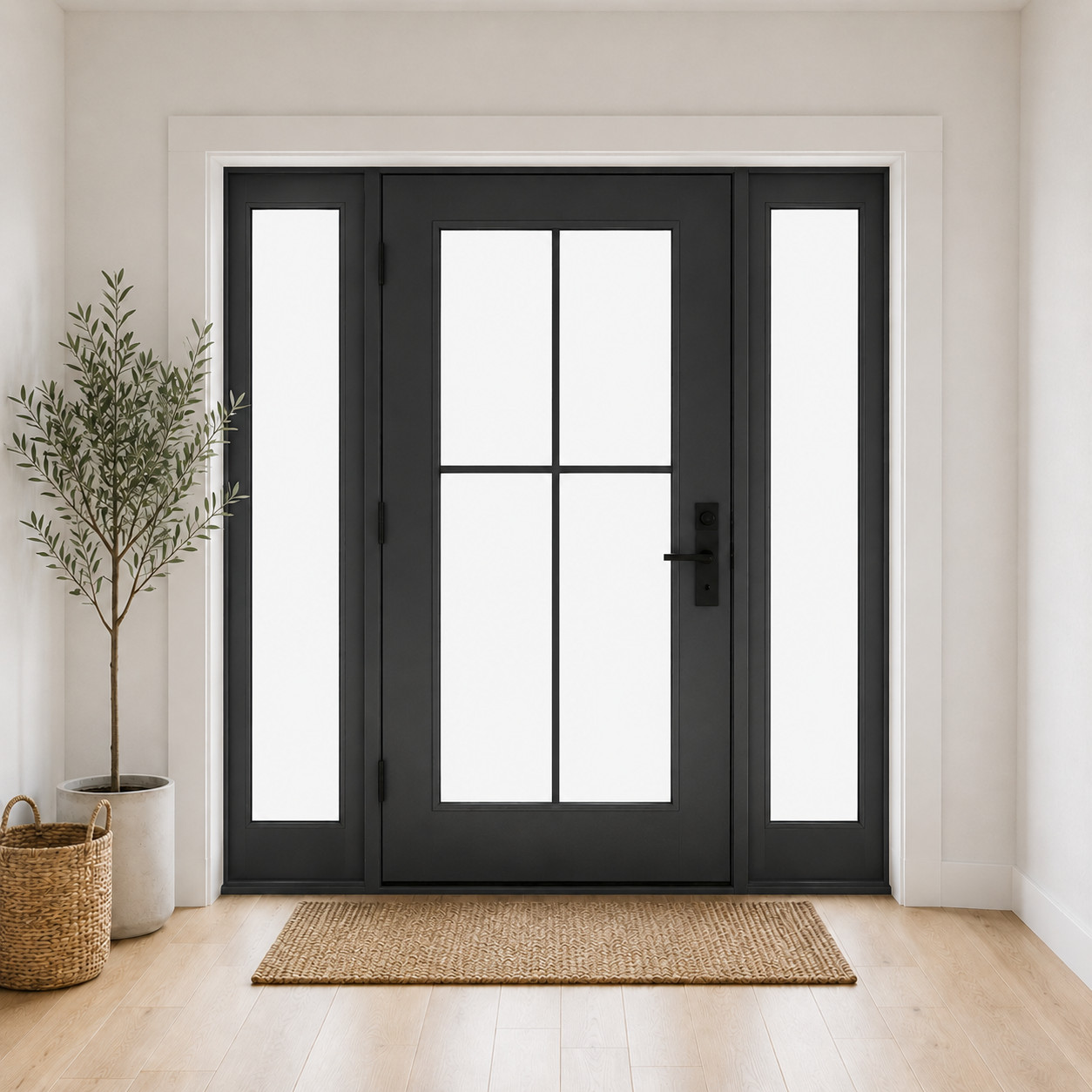 Custom Size Blackout Privacy Window Film Static Cling No Glue Removable Vinyl
