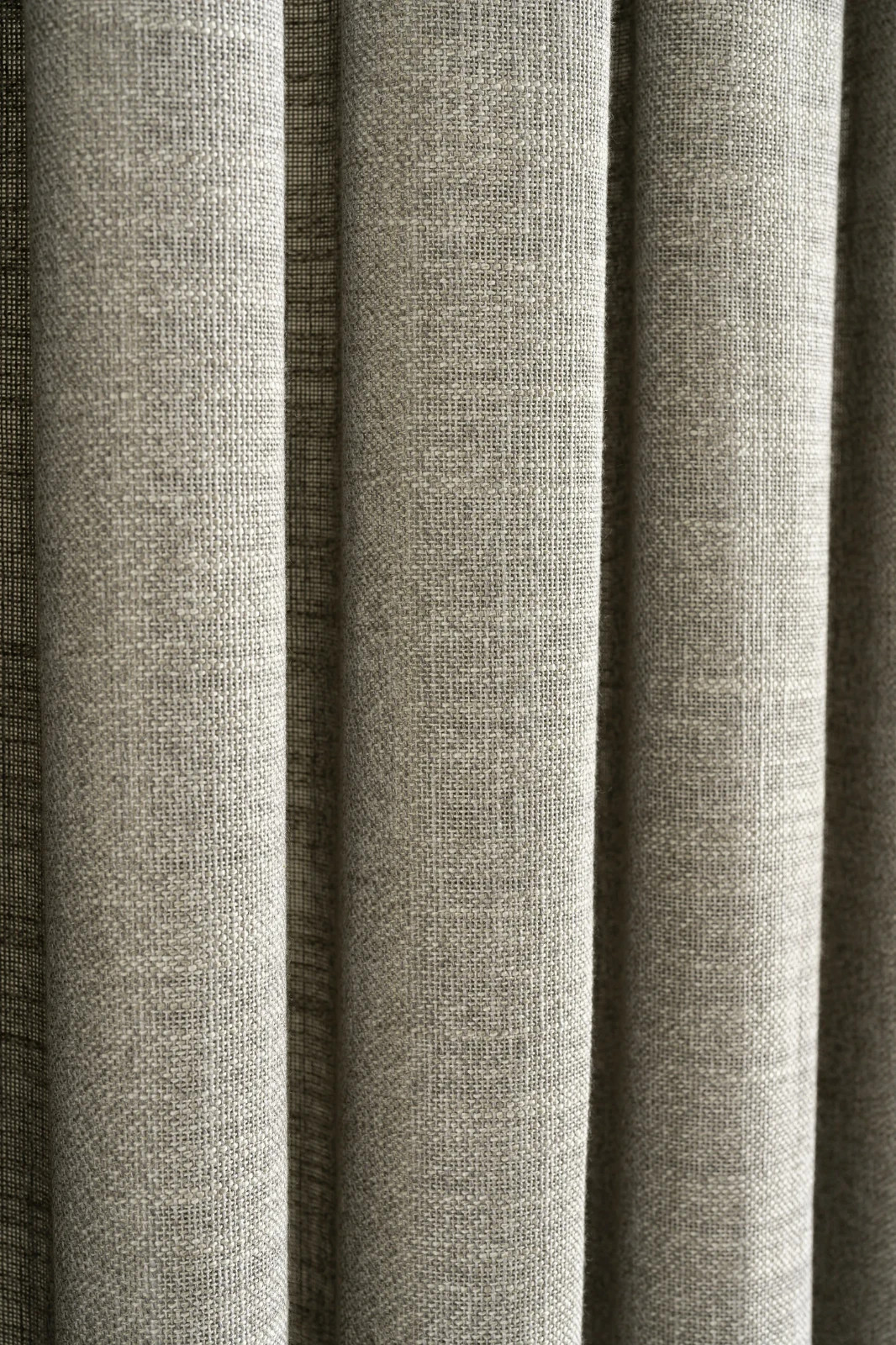 Custom Chunky Linen Look Curtains Basketweave Rustic Window Drapes Panels