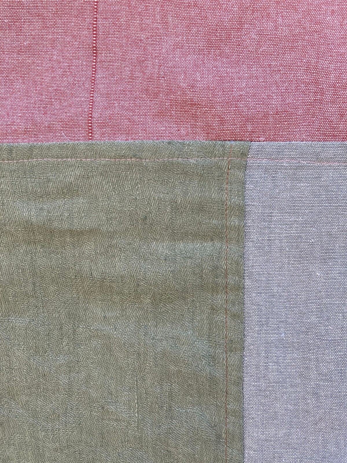 Boho Curtain Patchwork Panel 57″ x 84″ Tie-Top 100% cotton handmade