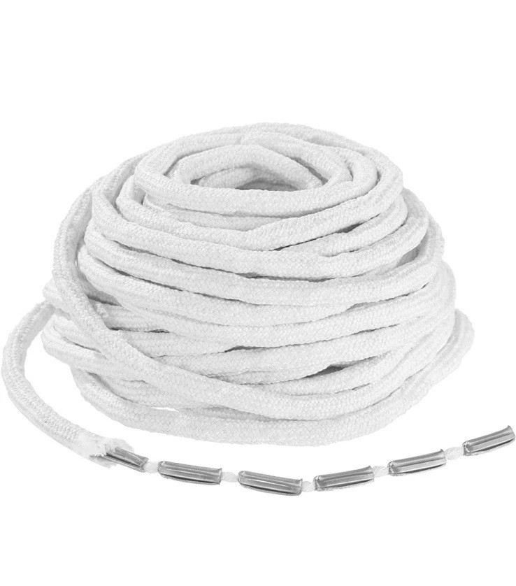 Omistar 32ft Weighted Curtain Rope , (white)