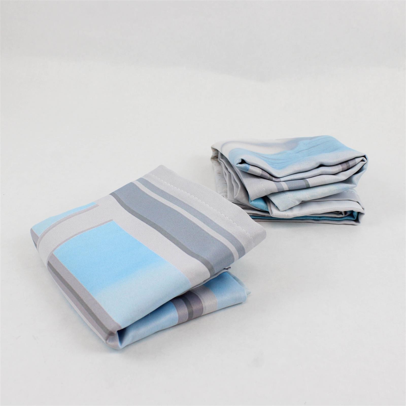 Thick Coastal Beach Cloth Window Curtains 2 Panels Ocean View 21.5”x44.5”