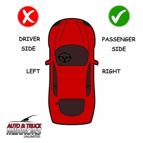 Passenger Side Mirror Replacement Glass + Silicone Adhesive for Mercedes-Benz