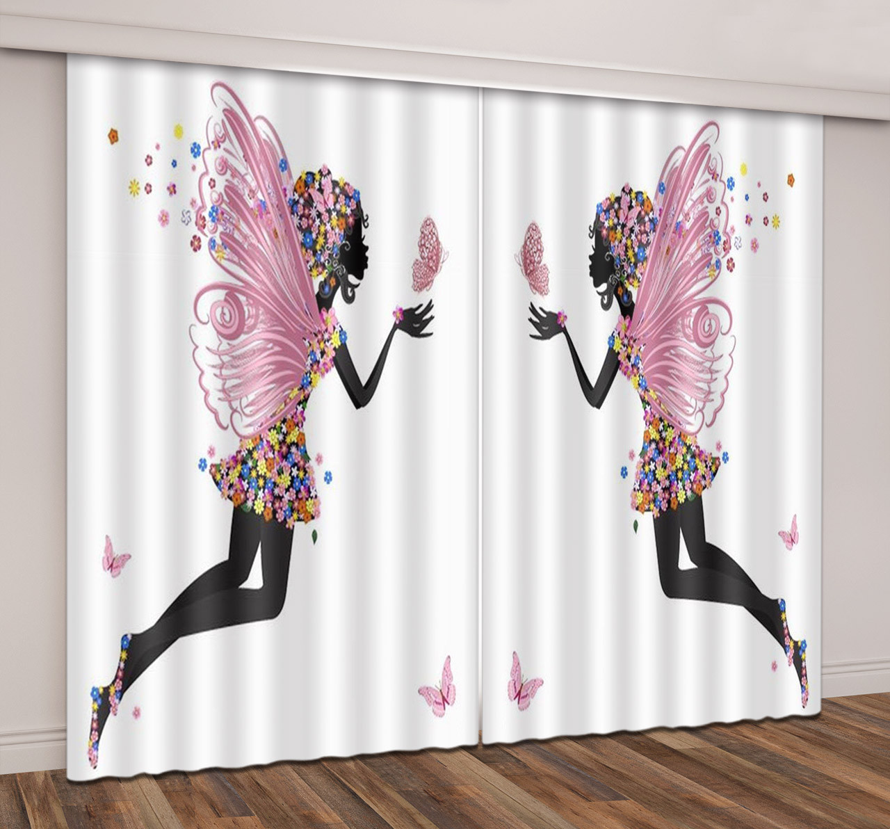 Abstract Style 3D Curtain Blockout Drapes Fabric Photo Printing Window Decor