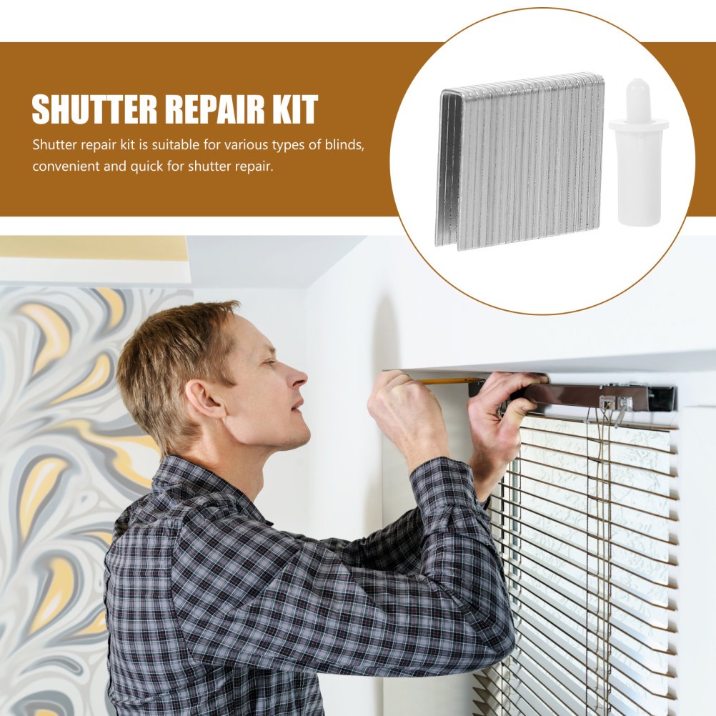 40Pcs Shutter Repair Kit with Universal Shutter Pin for Home Improvement and DIY