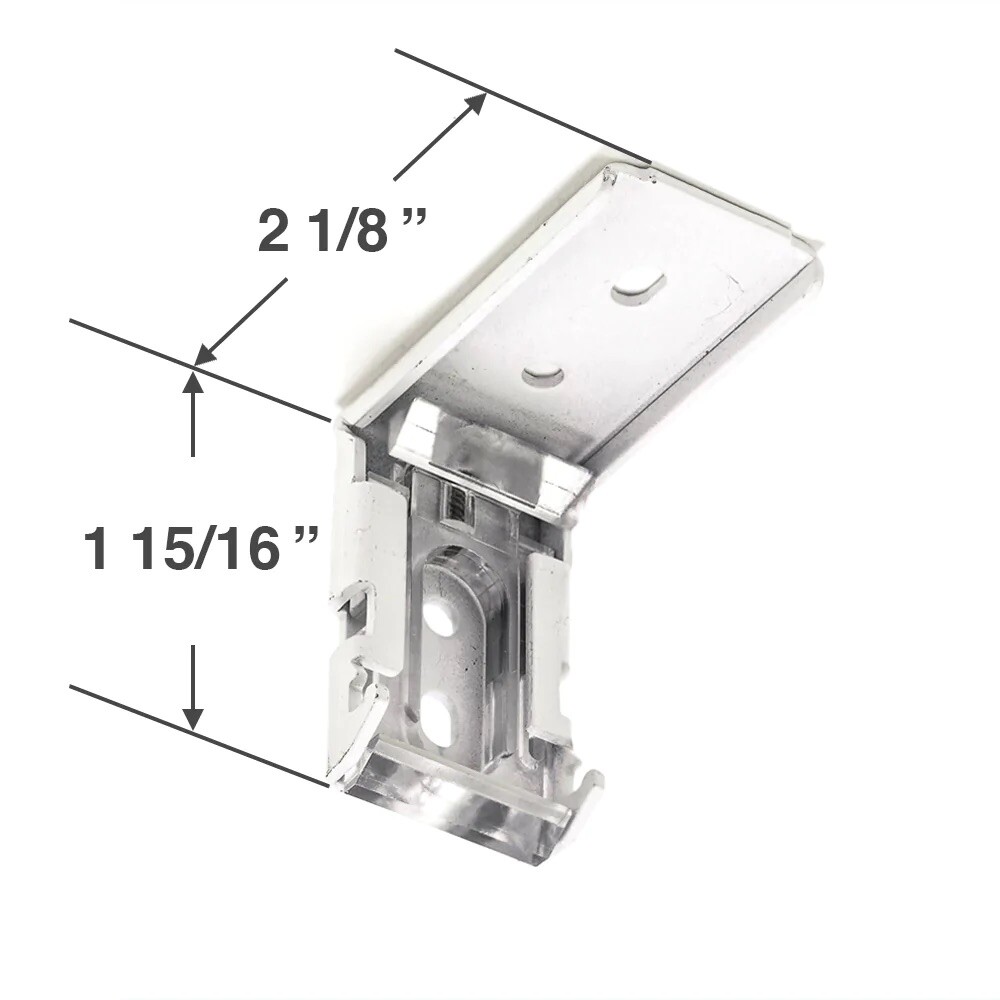 Graber / Bali Mounting Bracket for VertiCell, Vertical Cellular – White – 3 ea
