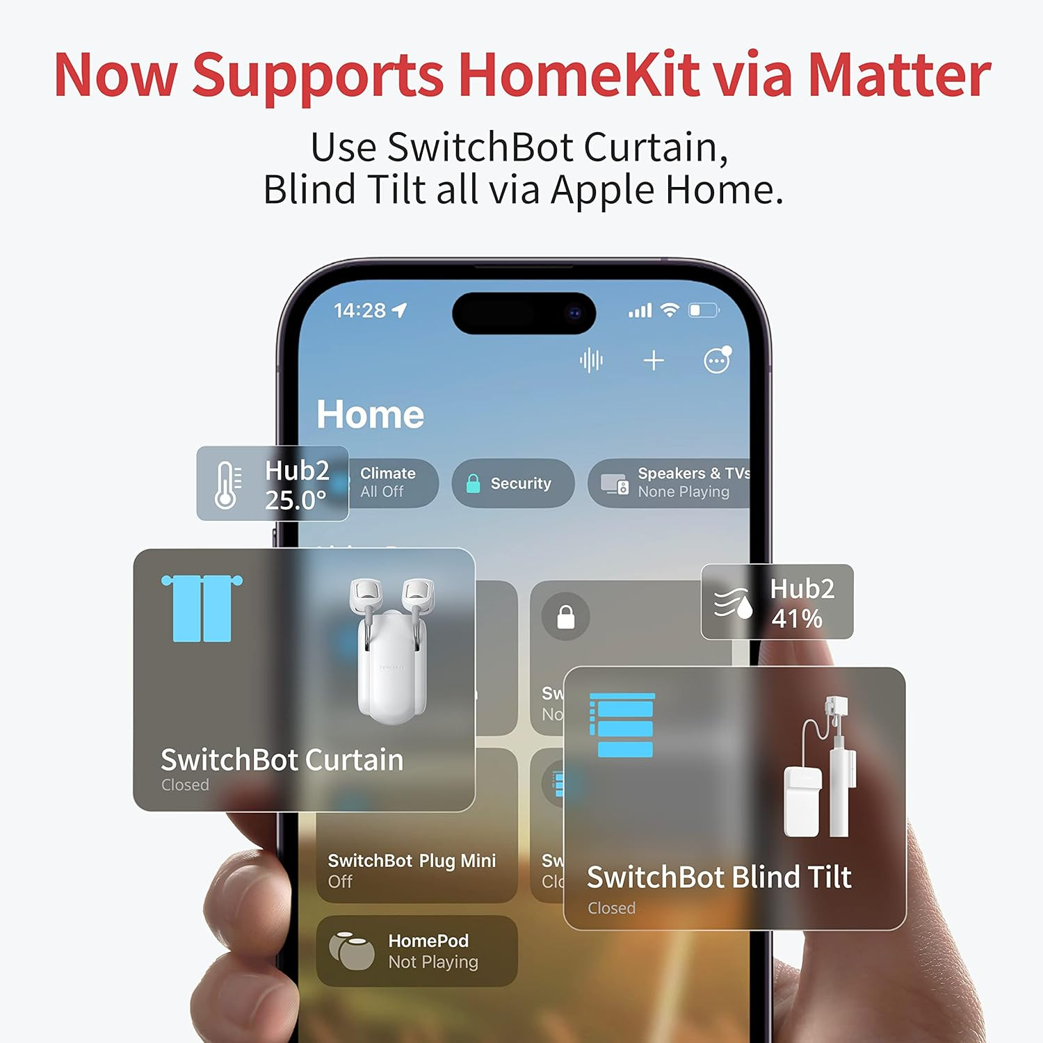 Smart Motorized Blinds 3-Pack with Hub, Alexa & Google Home Compatible
