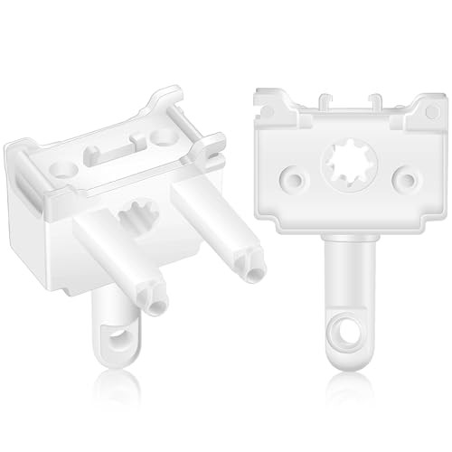 2 Pcs Vertical Blind Wand Control Replacement White