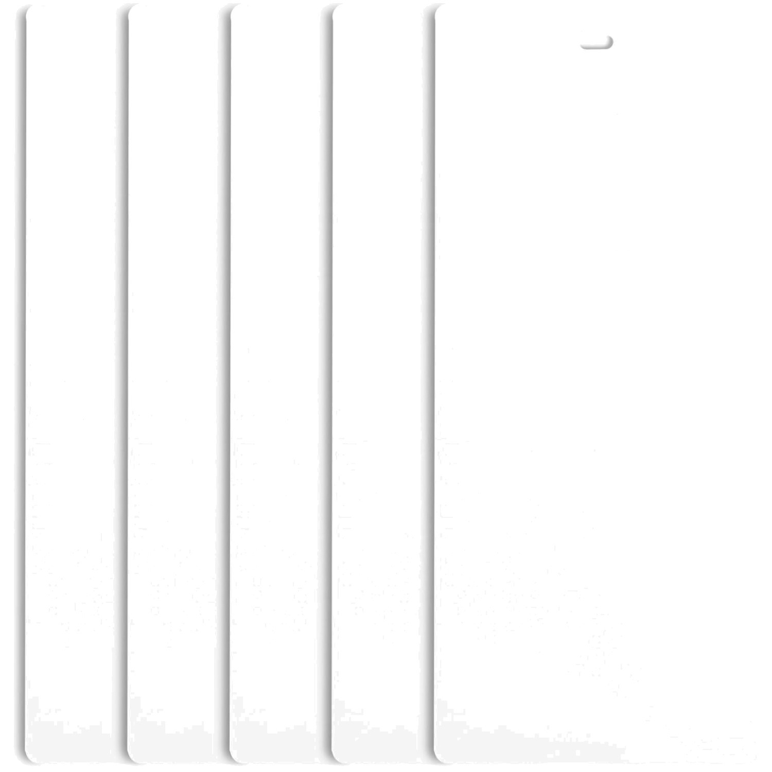 White Vertical Blind Replacement Slats 82.5″ Length 5-Pack