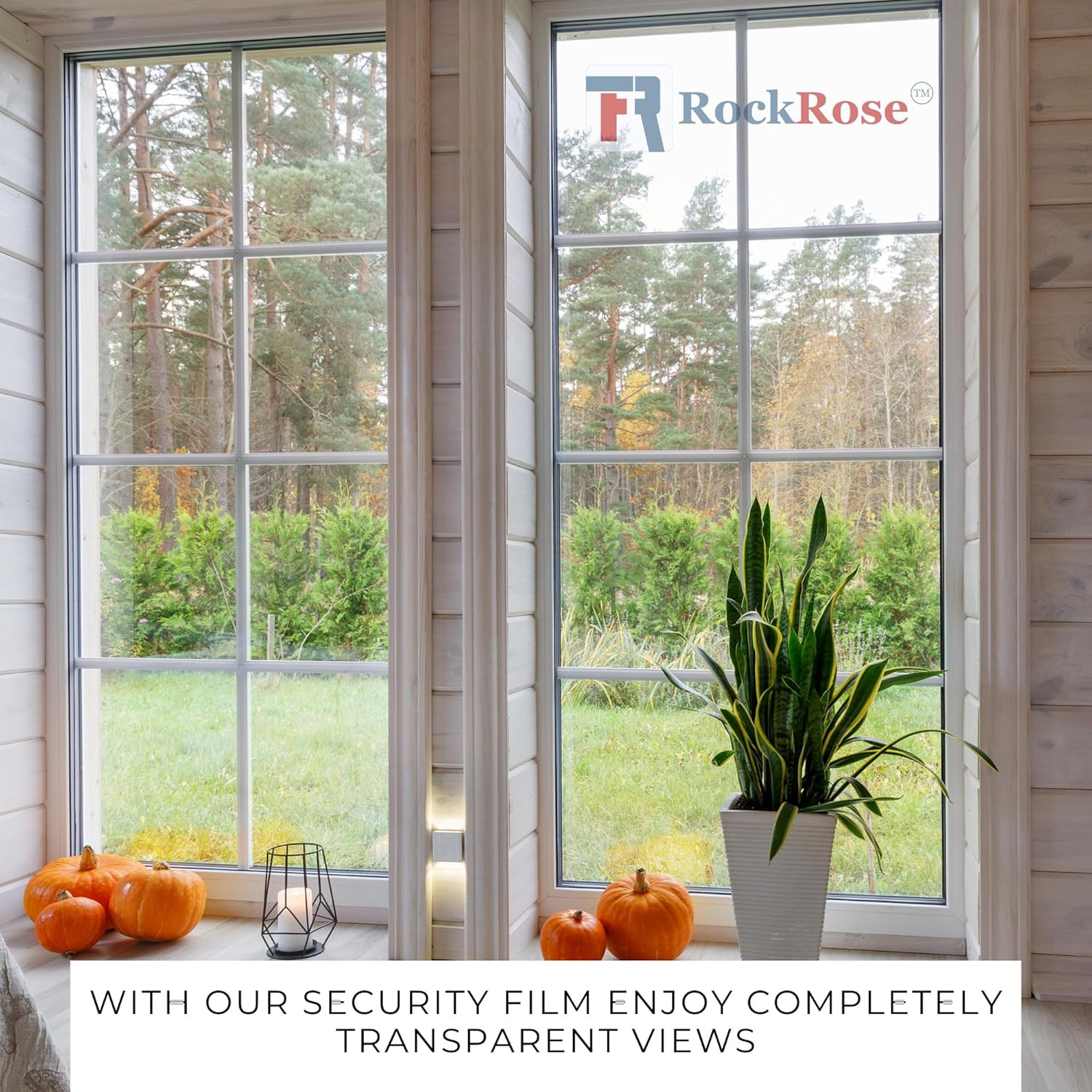 UV 99% Shatterproof Clear Window Film for Home & Office 60″x100