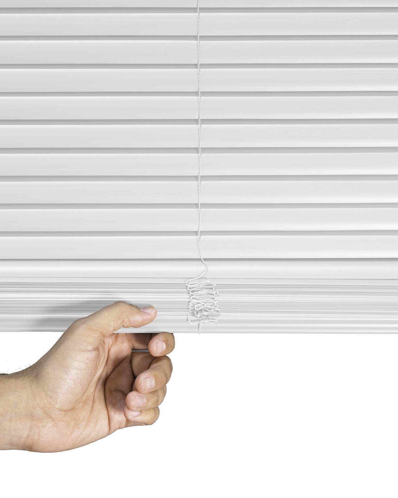 Cordless Mini Blinds, 1-inch Slats, Vinyl Window Shades, Light Filtering & Priva