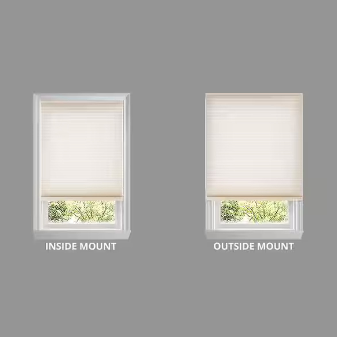 Home Decorator Coll. Cordless Cellular Shade Light Filter Parchment & CUSTOM