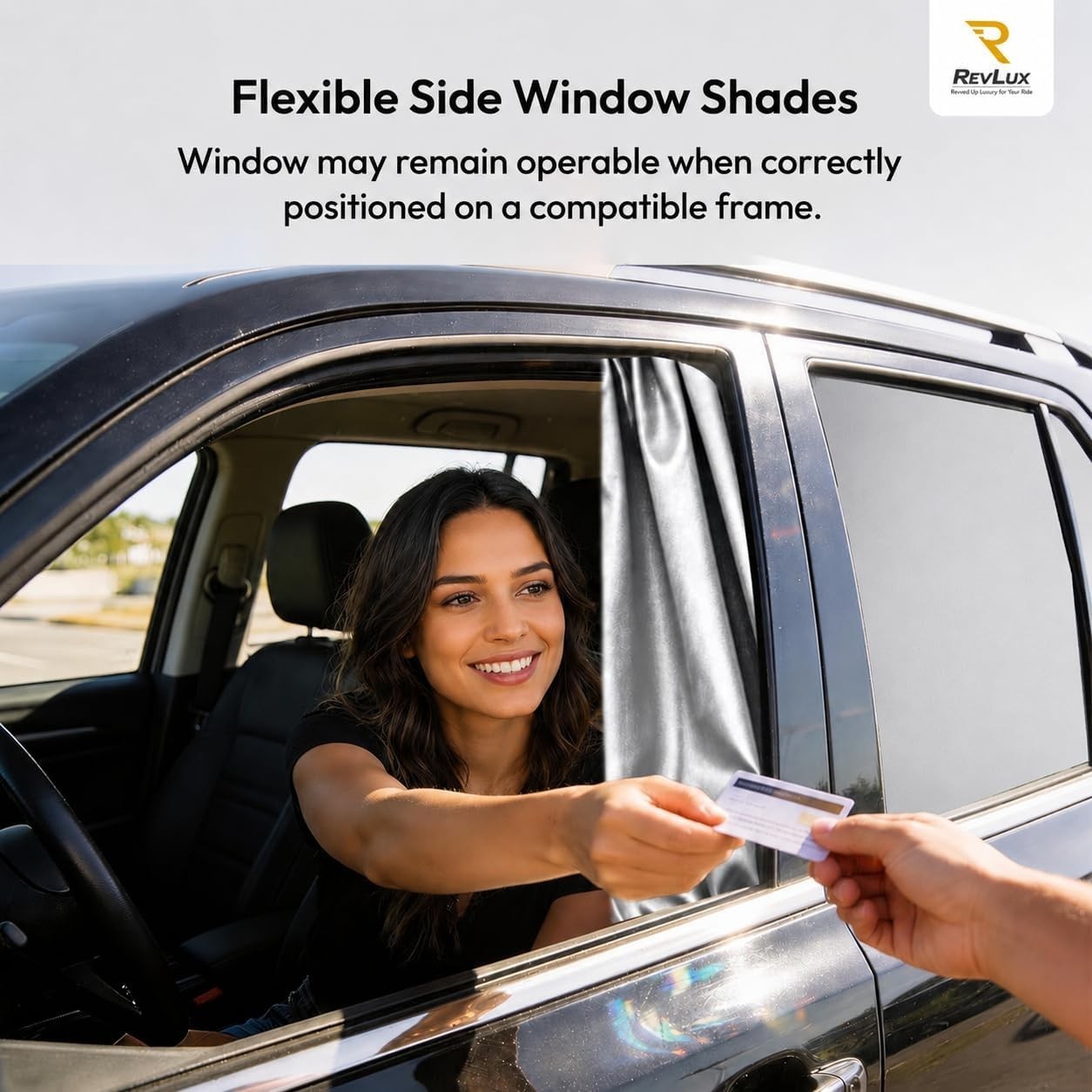 4PCS Magnetic Car Window Shades 100% Blackout Privacy Curtains for Side Windows