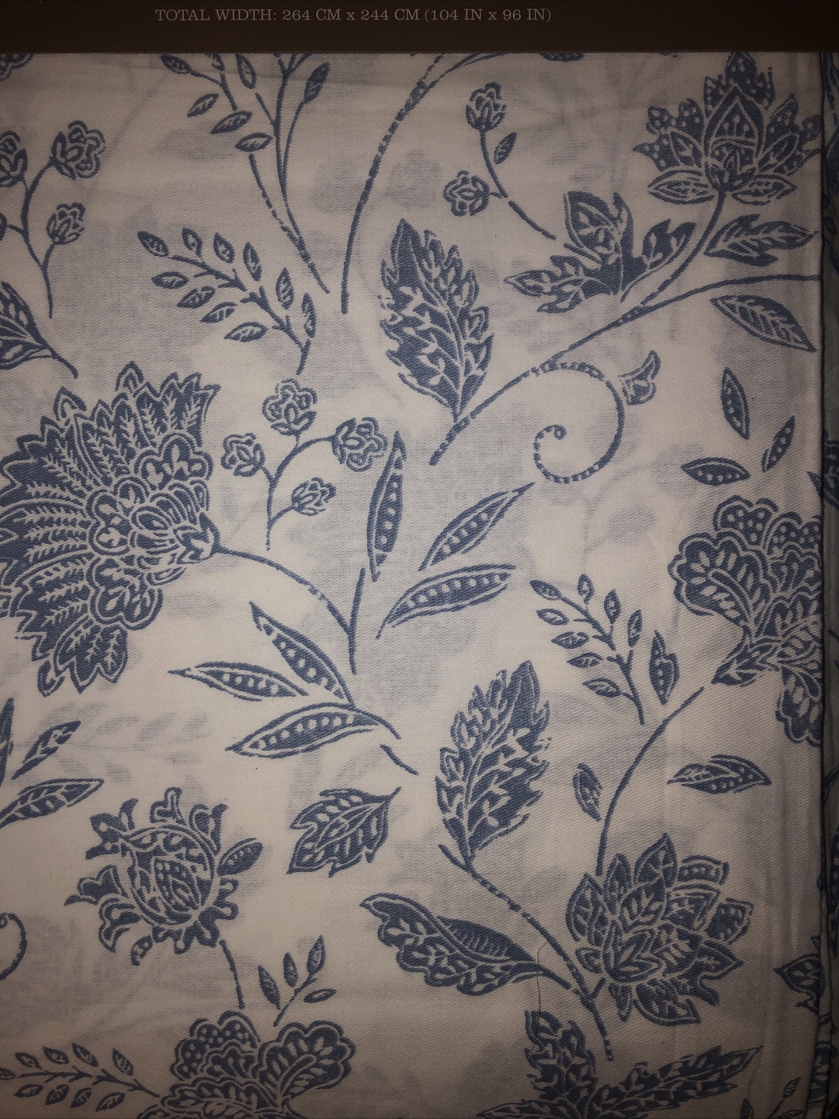 Tommy Bahama Sunkissed Day Sky Curtains Window Drapery Pair New Blue White