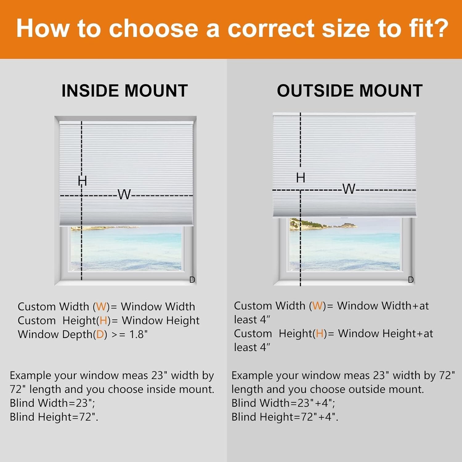 Persilux Custom Cordless Cellular Blackout Shade 46×64 in White Window Blind