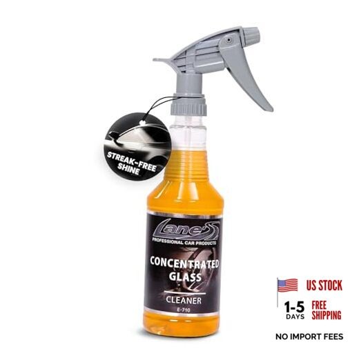 Concentrated Auto Glass Cleaner | Tint-Safe Car 16 Fl Oz (Pack of 1)