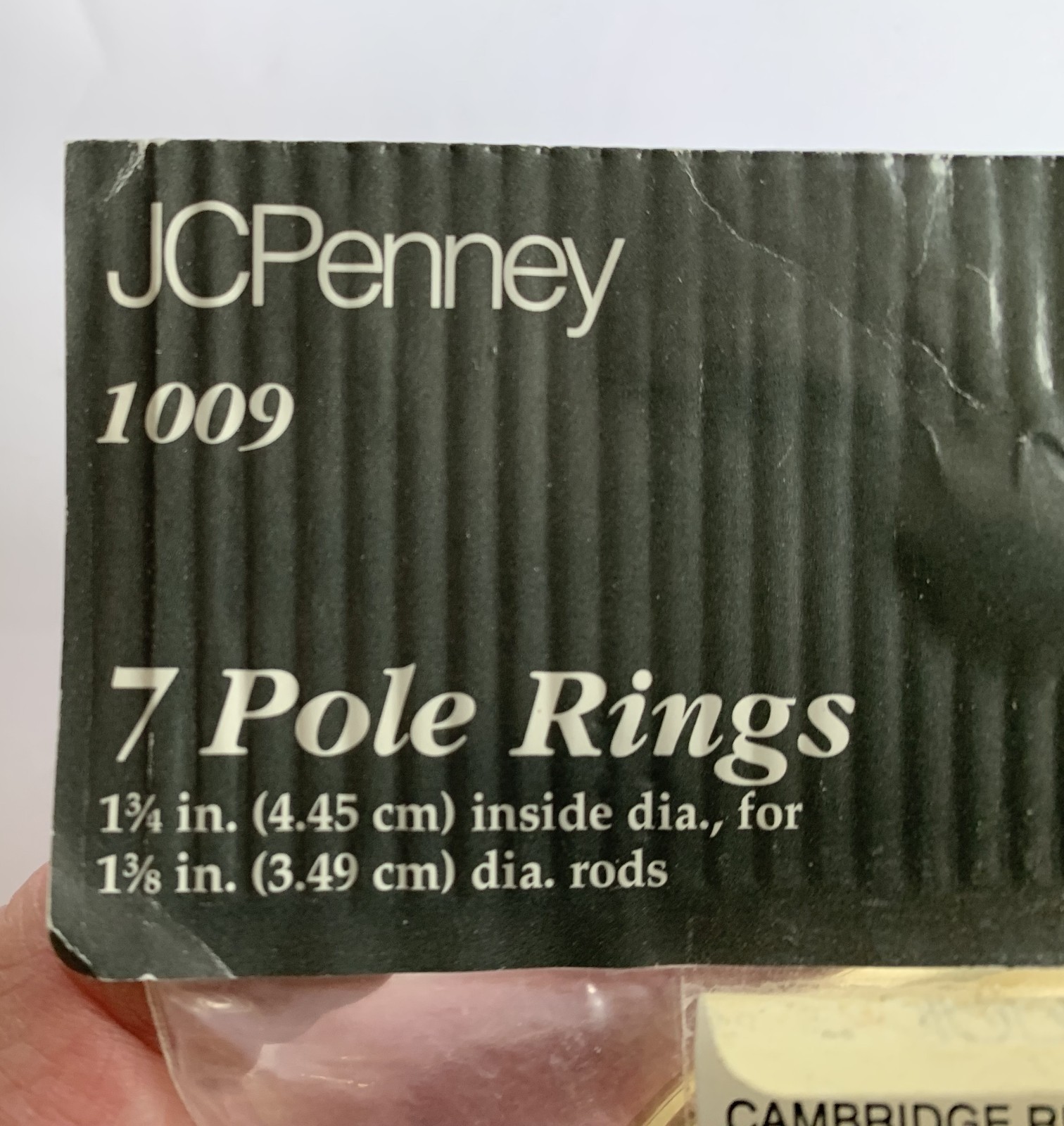 1 3/4” Inside Diameter and 1 3/8″ Rods Set of (28) GOLD Curtain Rings Made USA