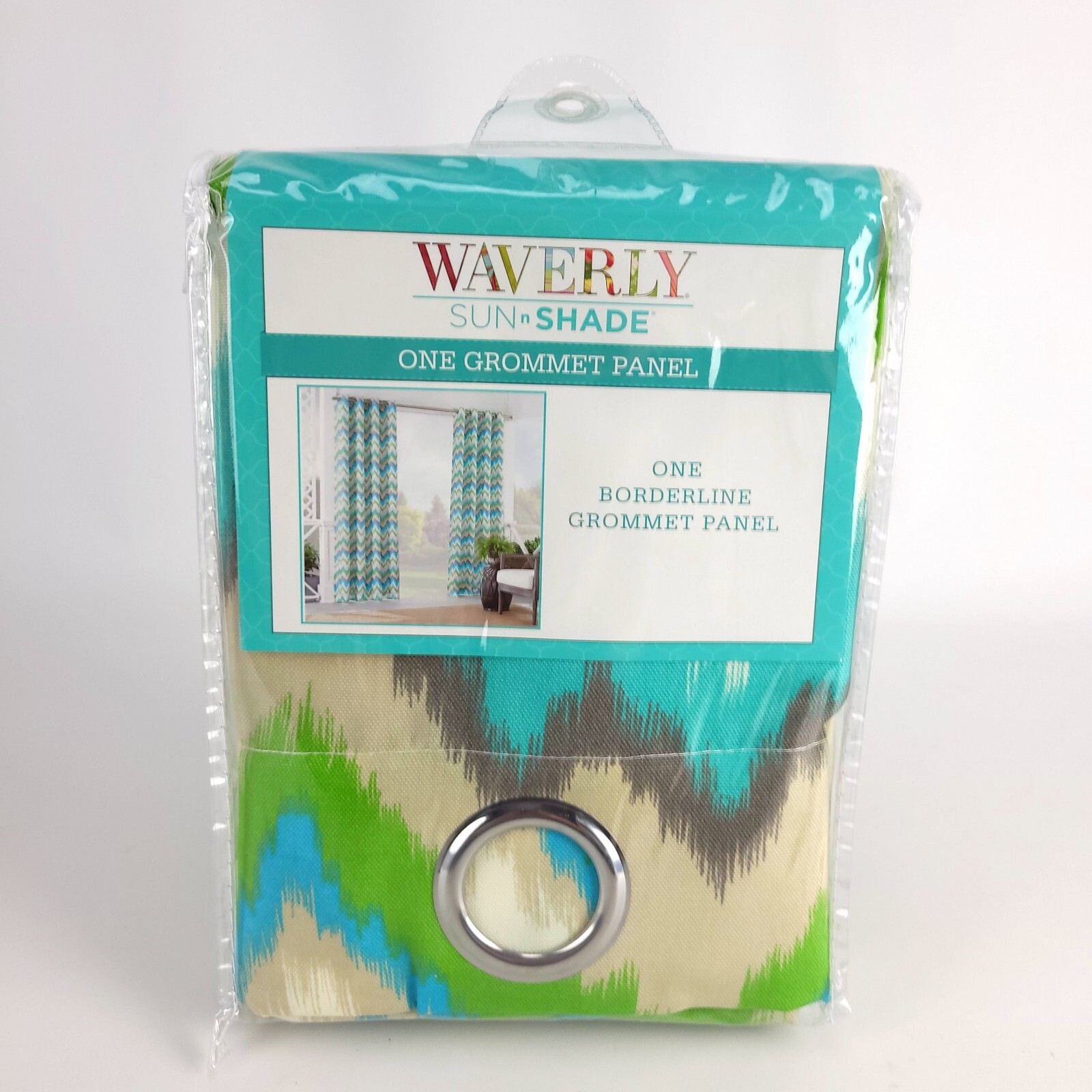Waverly Sun n Shade Curtain Panel One Grommet Panel 52″ x 84″ (One Panel)