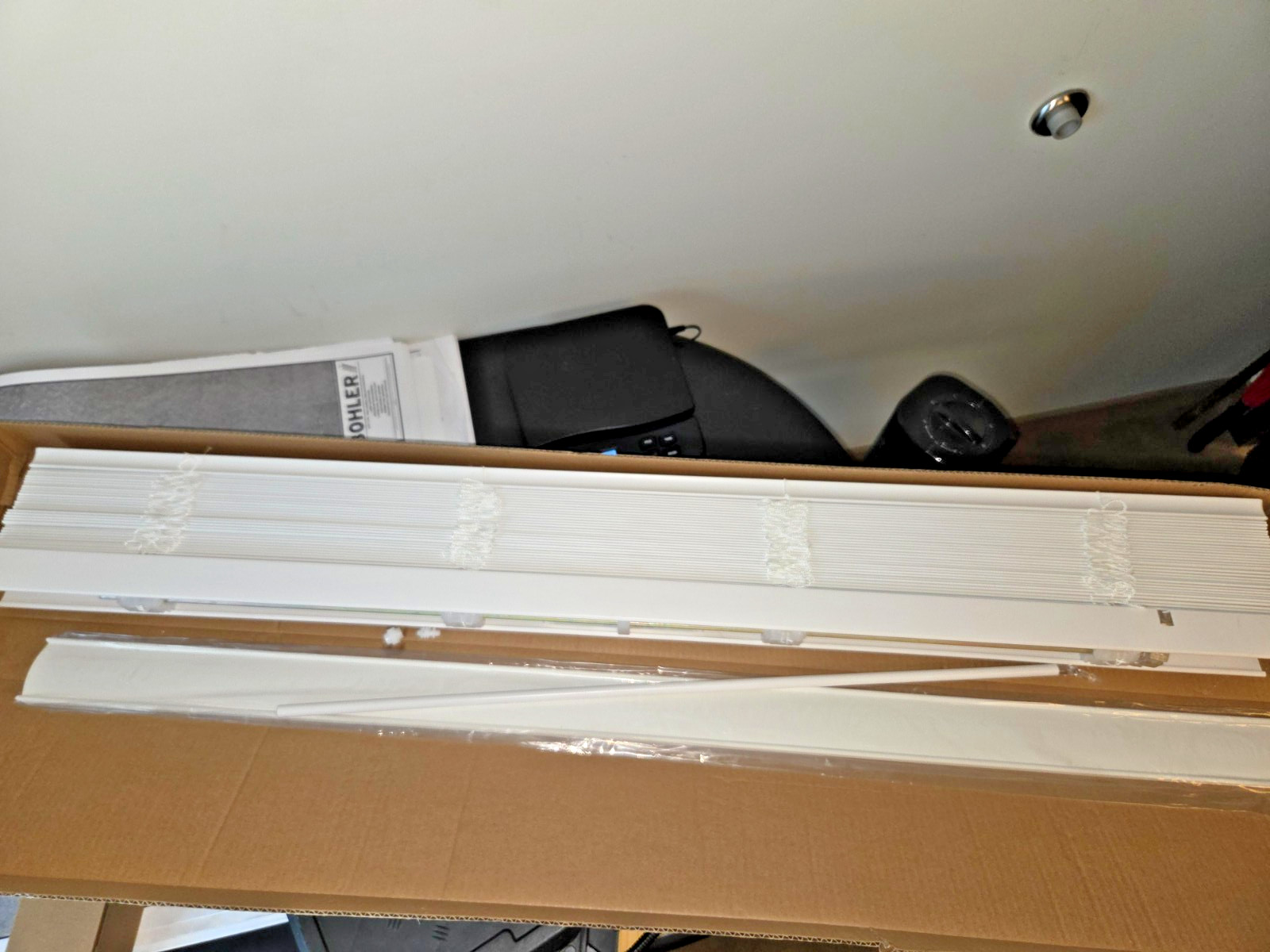 LOTUS & WINDOWARE CORDLESS 2″ FAUX WOOD BLIND 48″ WIDE x 60″ LONG – WHITE