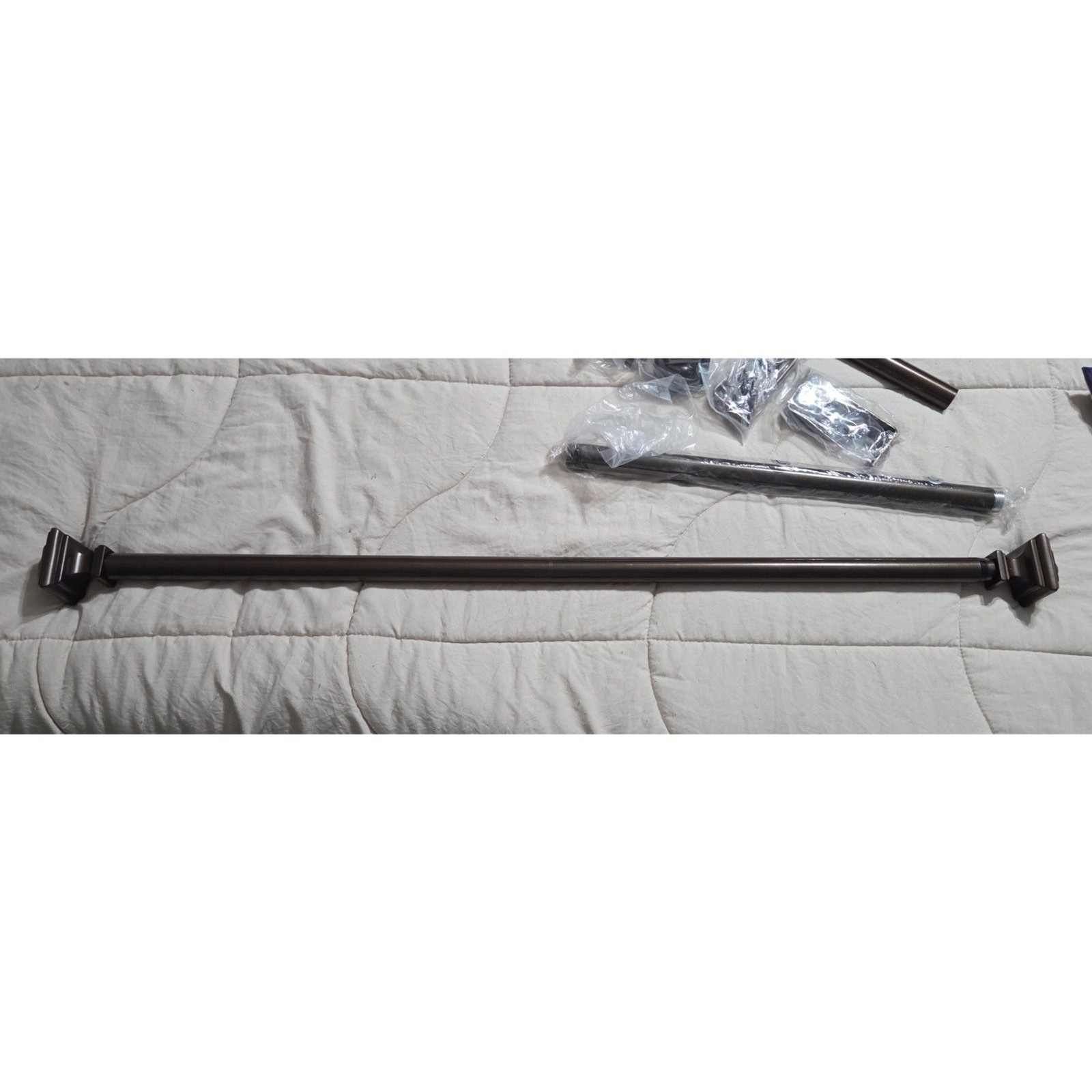 Kamanina Bronze Curtain Rods Adjustable 32-45 inches (2 Pack)