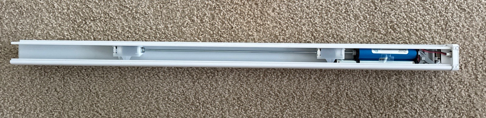 Levolor Motorized Cellular Shade 35.25 X 25.5 High Cotton (Full Retail $585.60)