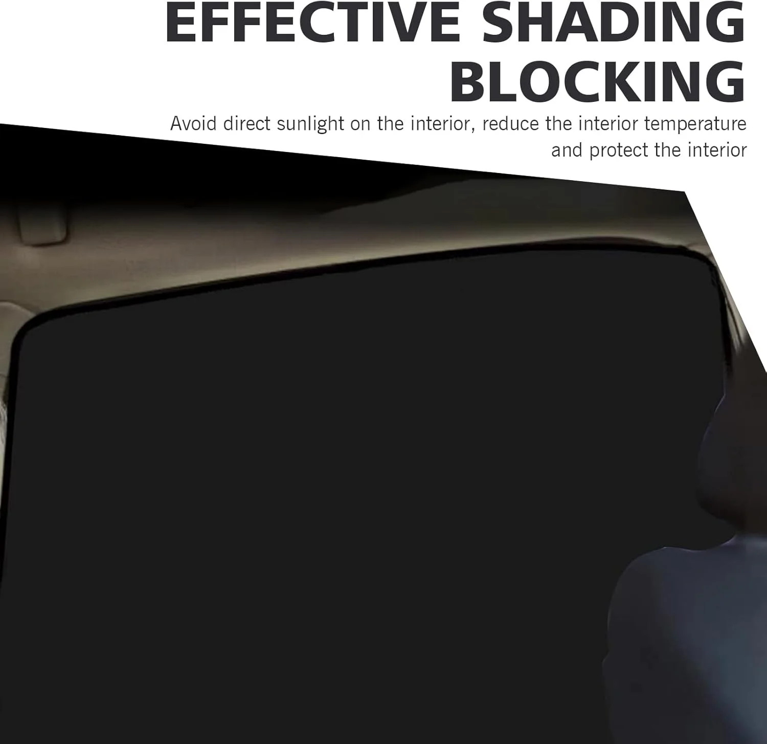 4x Magnetic Car Side Window Sun Shade Cover Visor Mesh Shield UV Block Protector