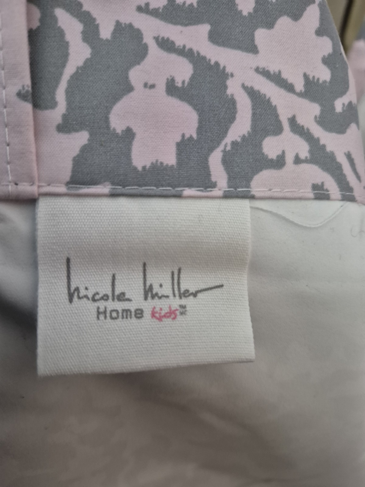 💥 NICOLE MILLER Window Curtain Panels 50×84 Damask Pink Black Out