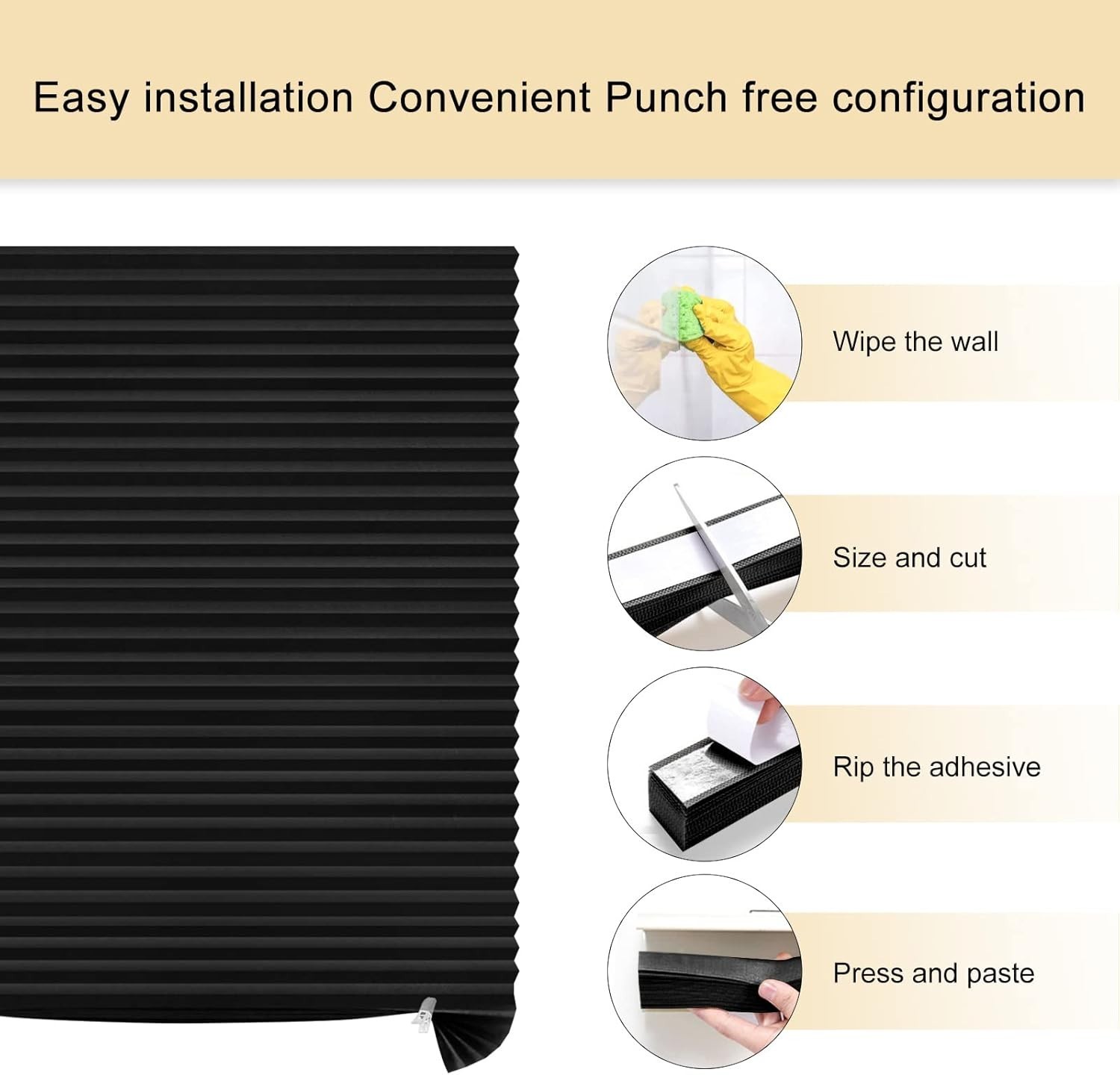 Customizable Cordless Blinds – Lightweight Blackout, Perfect for Any Room