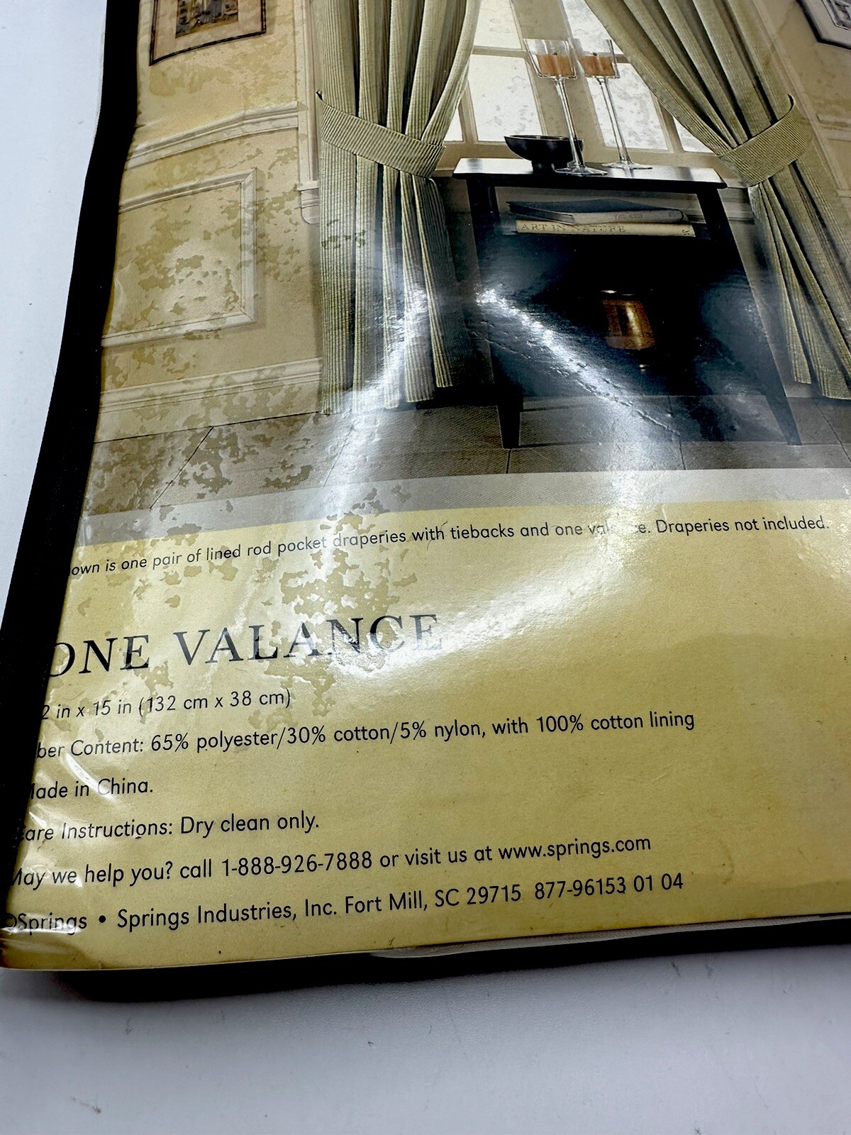 Burlington House Tuscanny Valance 52 x 15 Made in USA Qty 1 NEW